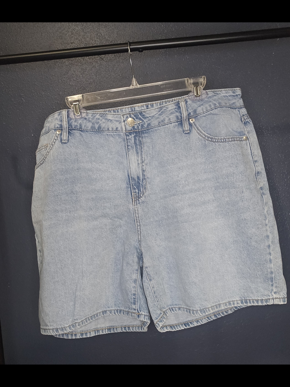 Ava & Viv Light Blue Denim High-Rise Shorts